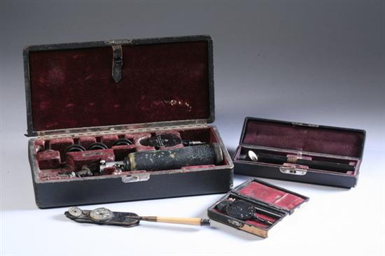 Appraisal: COLLECTION AMERICAN OPHTHAMOLOGY INSTRUMENTS th century Including American Optical Company