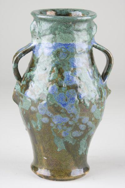 Appraisal: NC Pottery Vase Attributed Jonah Owens s to s liberally