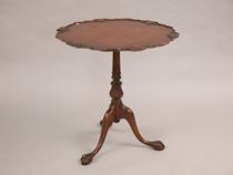 Appraisal: Another Fine Pie Crust Table A mahogany pie crust table