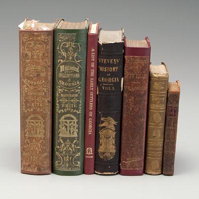 Appraisal: Seven books mixed Georgia titles th century works by George