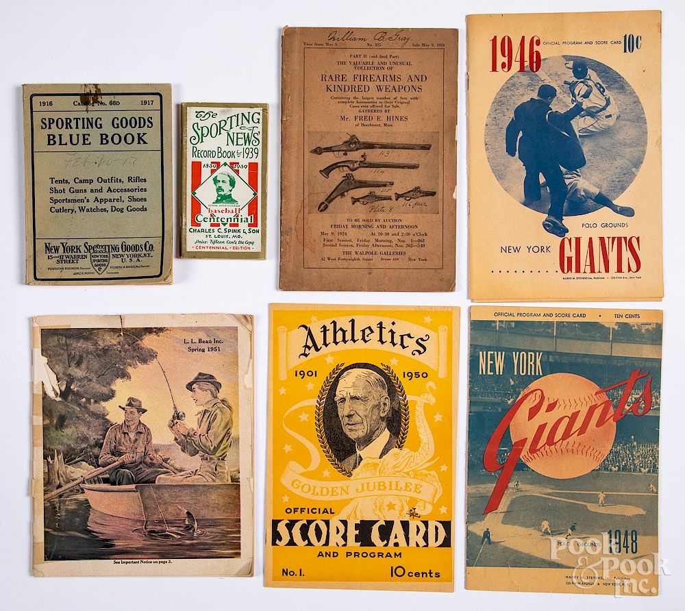 Appraisal: Group of baseball ephemera Exclusive on Bidsquare Group of baseball