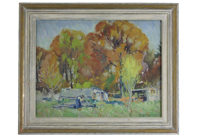 Appraisal: ERROL W PROCTOR OIL ON CANVAS BOARD Oregon th th