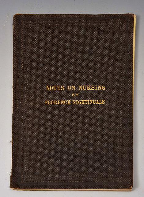 Appraisal: NIGHTINGALE Florence Notes on Nursing What it is and What