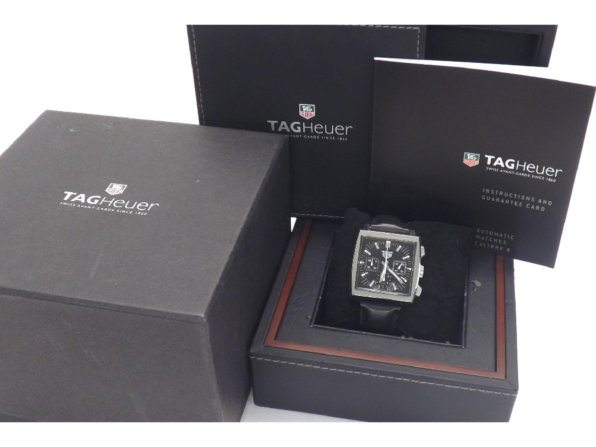 Appraisal: Tag Heuer Monaco chronograph automatic stainless steel gentleman's wristwatch ref