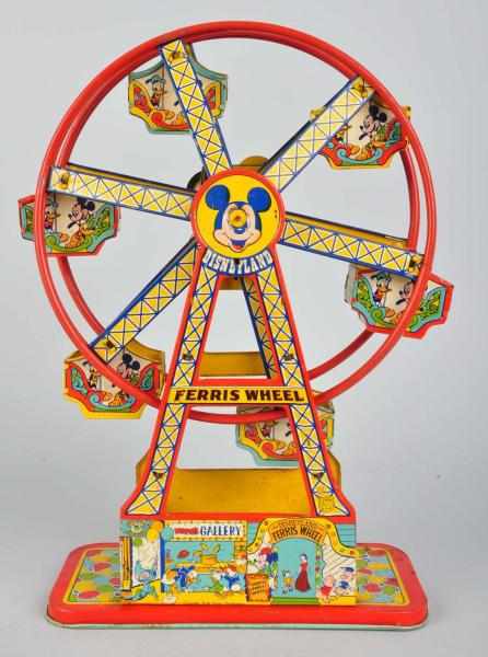 Appraisal: Tin Litho Chein Mickey Ferris Wheel Wind-Up Toy American Working