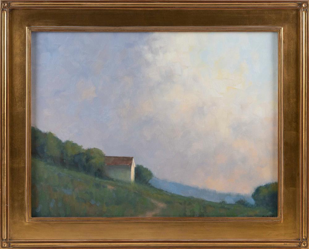 Appraisal: STEVE ALLRICH MASSACHUSETTS CALIFORNIA CONTEMPORARY TUSCAN HILLSIDE ' OIL ON