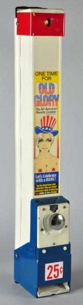 Appraisal: Old Glory Condom Dispenser Description Working Condition Excellent Size T