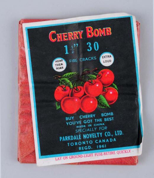 Appraisal: Cherry Bomb -Pack Firecrackers - Made in China Dated Condition