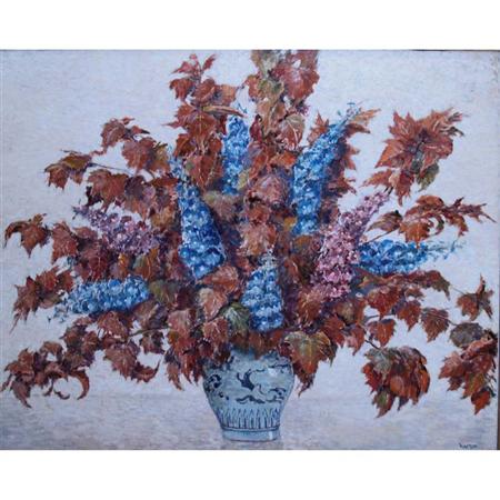 Appraisal: Max Kuehne American - An Autumn Bouquet Estimate -