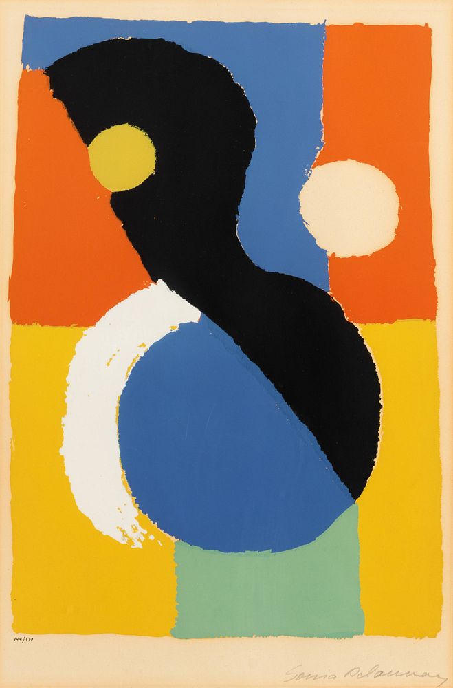 Appraisal: Sonia Delaunay French Ukrainian - Untitled Sonia Delaunay French Ukrainian