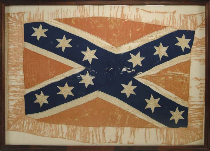 Appraisal: CONFEDERATE BATTLE FLAG ARMY OF THE MISSISSIPPI VARIANT OF ARMY