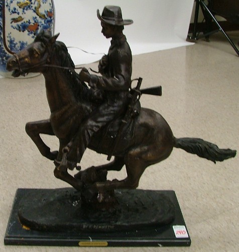 Appraisal: AFTER FREDERIC SACKRIDER REMINGTON American - Trooper of the Plains