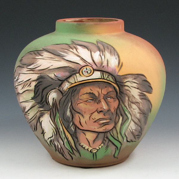 Appraisal: Wisecarver Native American Indian Vase - Mint Rick Wisecarver Native