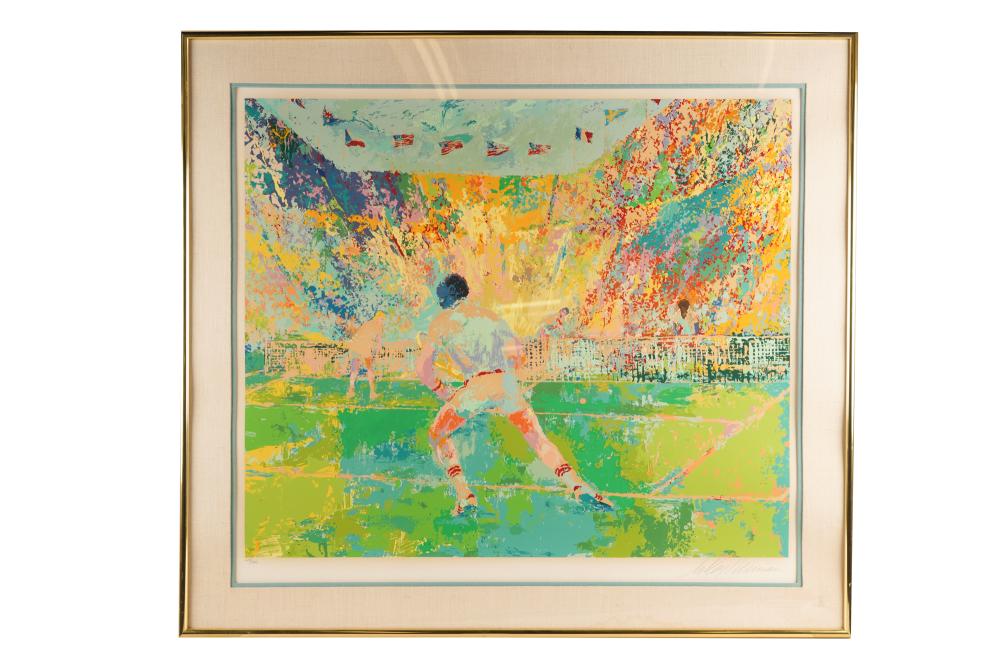 Appraisal: LEROY NEIMAN - TENNISserigraph numbered signed lower right with chap