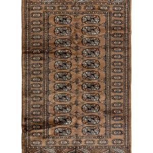 Appraisal: A Bokhara Wool Rug Second Half th Century feet inches