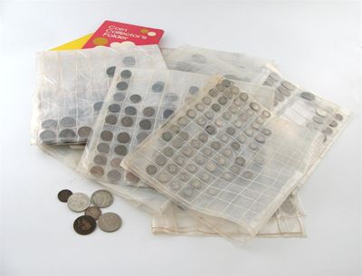 Appraisal: A type collection of British coinage in silver and base