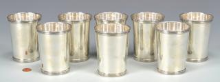 Appraisal: International Sterling Julep Cups matching sterling silver julep cups all