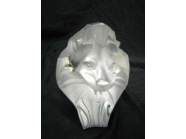 Appraisal: Lalique French Crystal Roaring Lion Paperweight