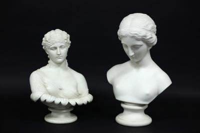 Appraisal: A Copeland parian ware bust of Clytie cm high and