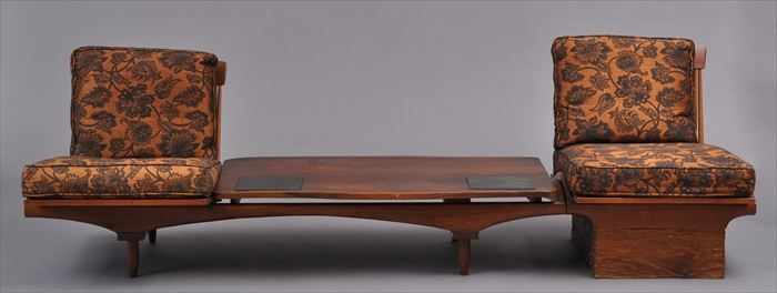 Appraisal: PHILLIP LLOYD POWELL - WALNUT CORNER BANQUETTE