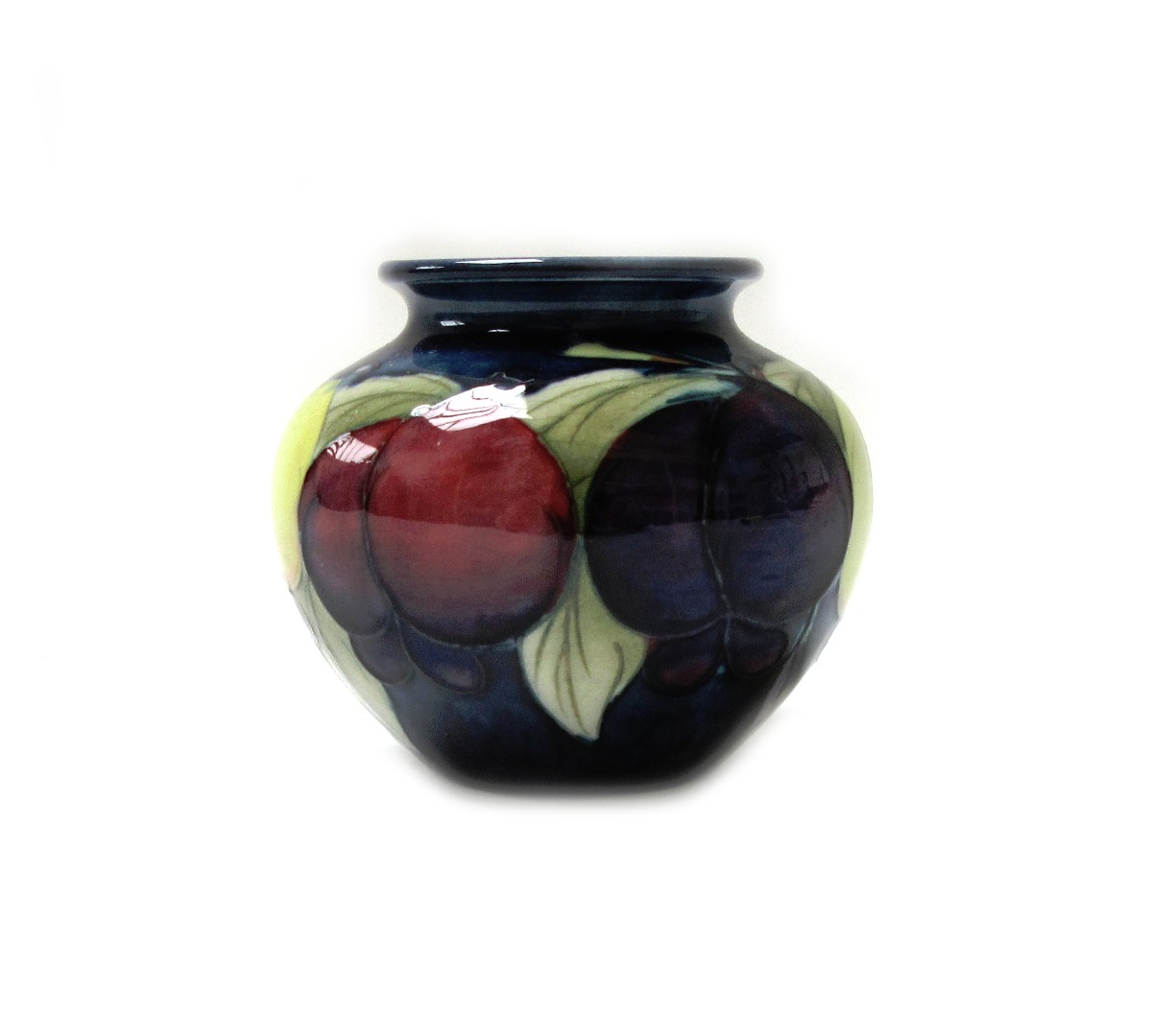 Appraisal: A Moorcroft 'Wisteria' vase mid th century with impressed marks