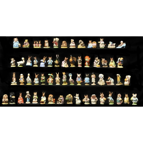 Appraisal: Sixty Beswick Beatrix Potter character figures c including Duchess various