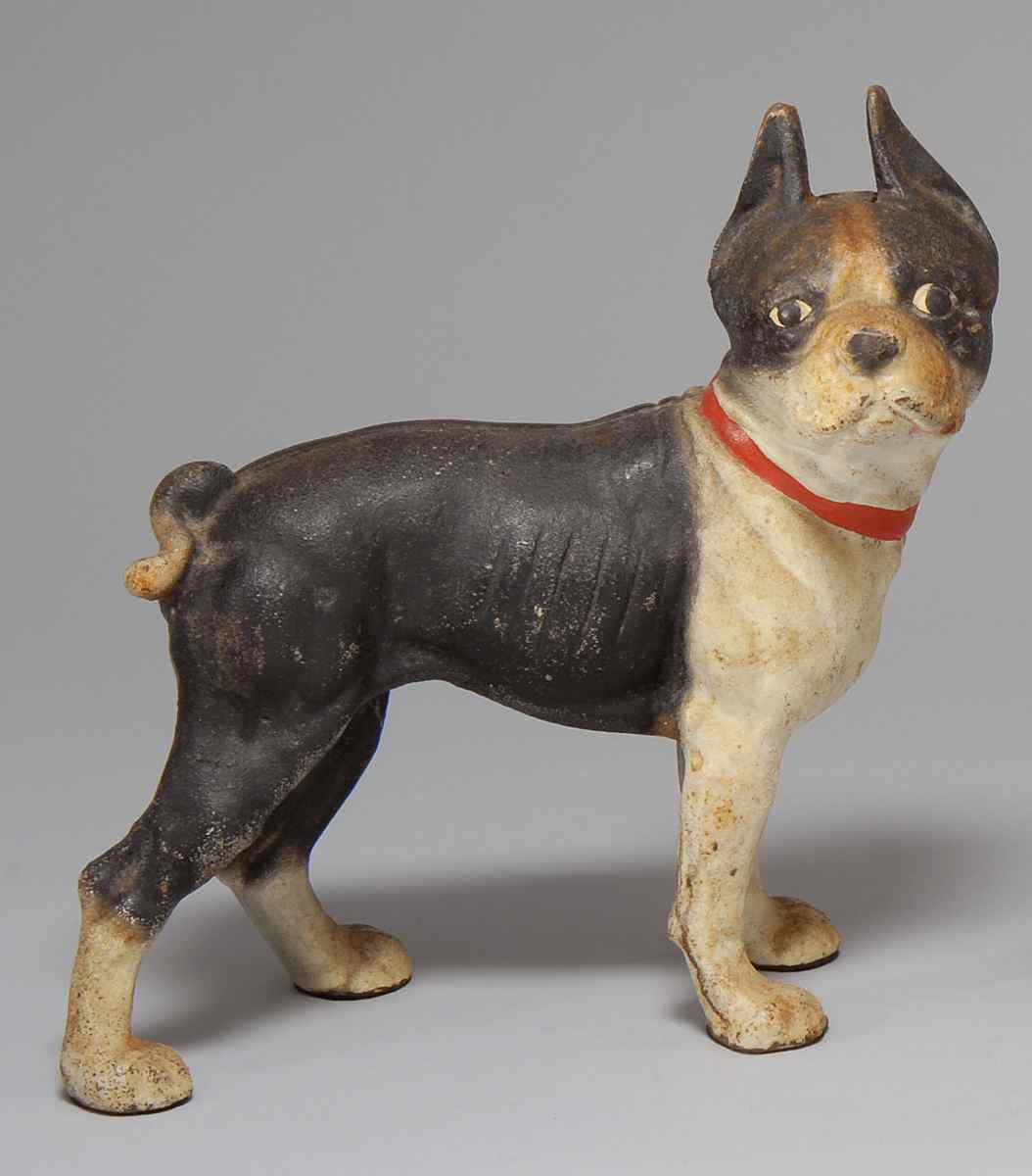 Appraisal: CAST IRON DOORSTOP In the form of a terrier Height