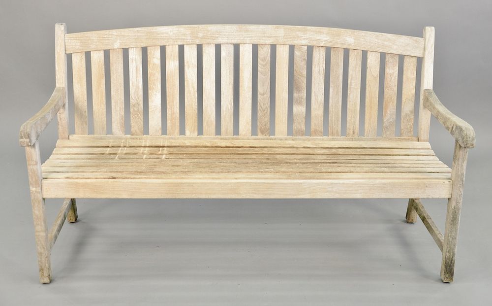 Appraisal: Outdoor Classics teak bench ht in wd in Outdoor Classics