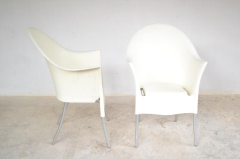 Appraisal: A SET OF EIGHT ITALIAN STARCK CHAIRS A SET OF