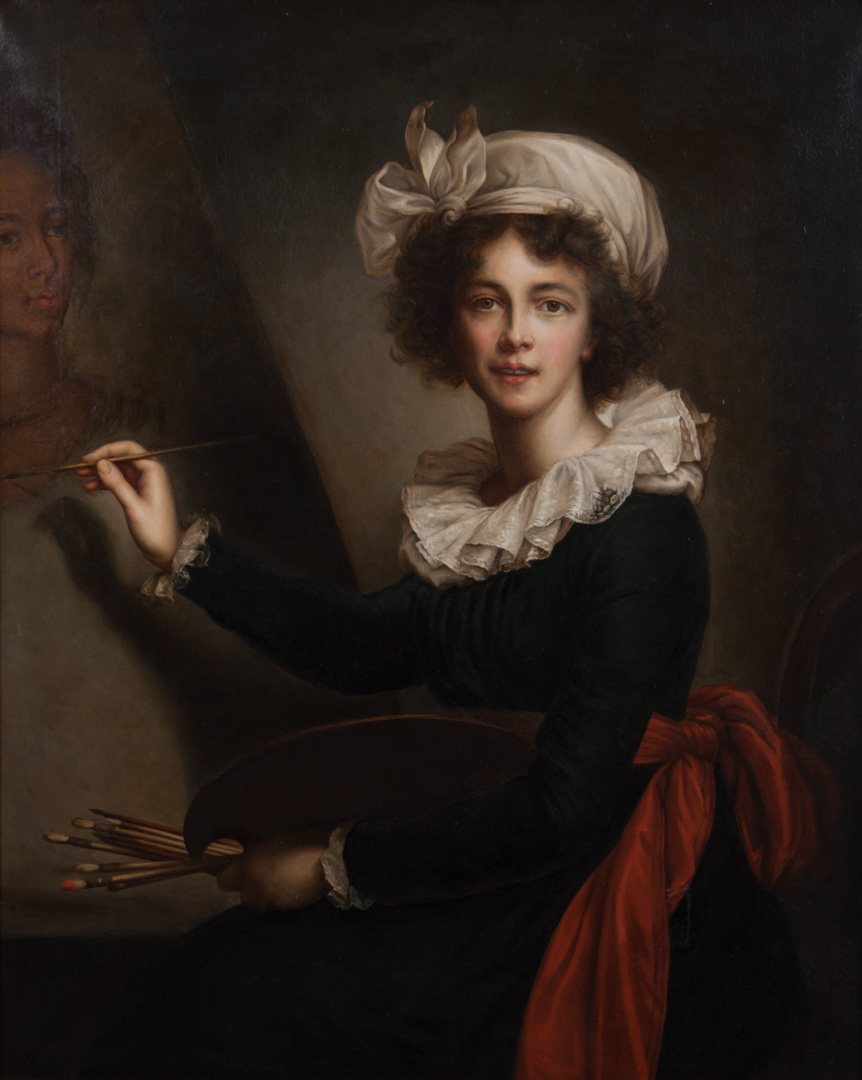 Appraisal: After Vigee-Le Brun Self Portrait oil on canvas After Louise