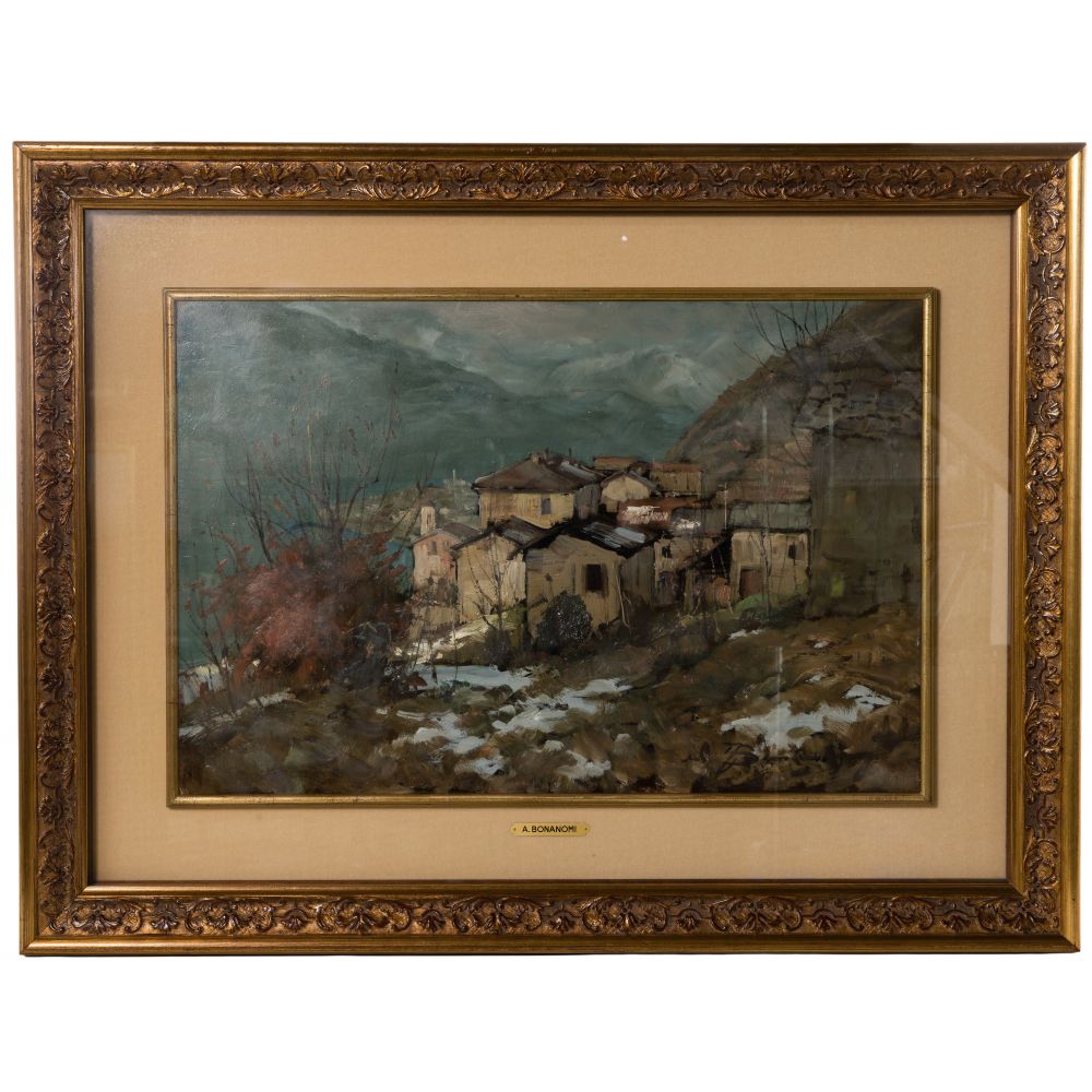 Appraisal: ARTURO BONANOMI ITALIAN - OIL ON BOARDUndated signed lower right