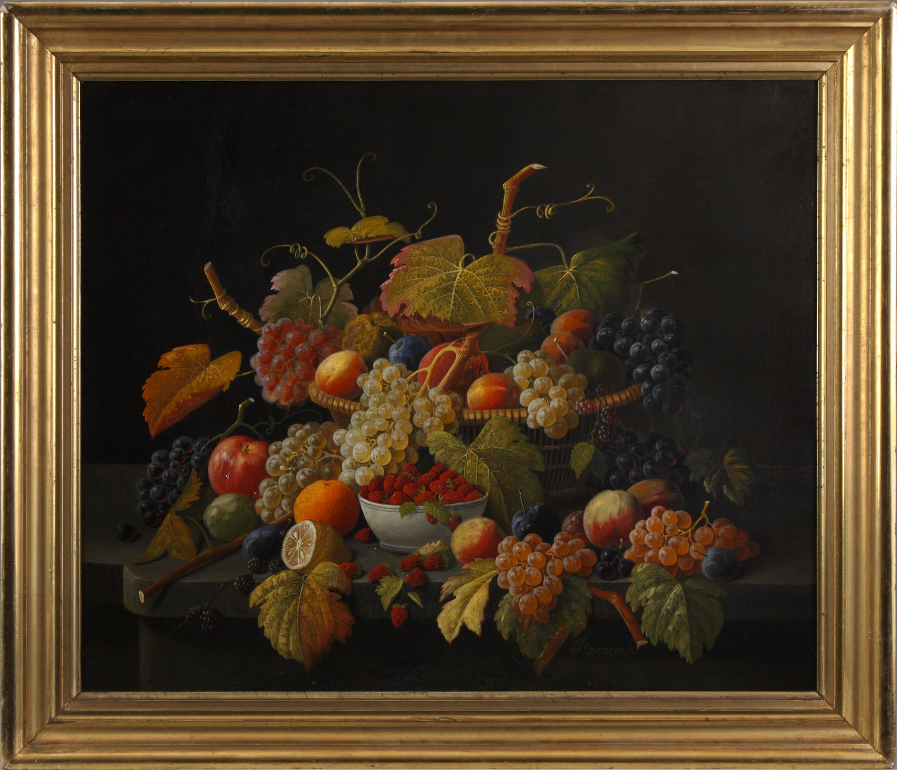 Appraisal: Severin Roesen American - Still life Sgn Roesen lower right