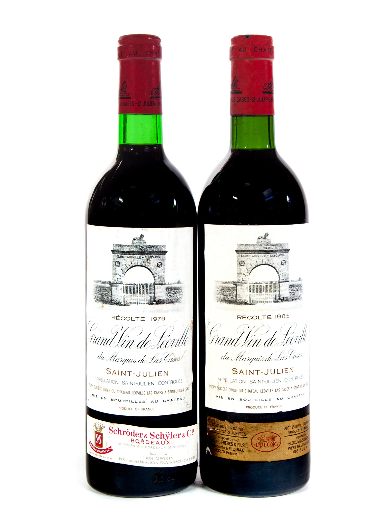 Appraisal: CHATEAU LEOVILLE LAS CASES VERTICAL Saint-Julien bottles cl