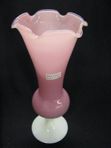 Appraisal: Italian Art Glass Vase similar to Steuben Rosalinde