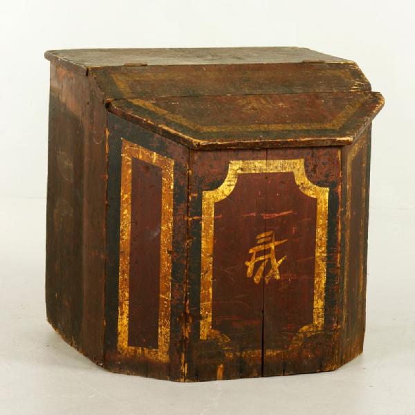 Appraisal: - th C Chinese Wood Box th century Chinese box