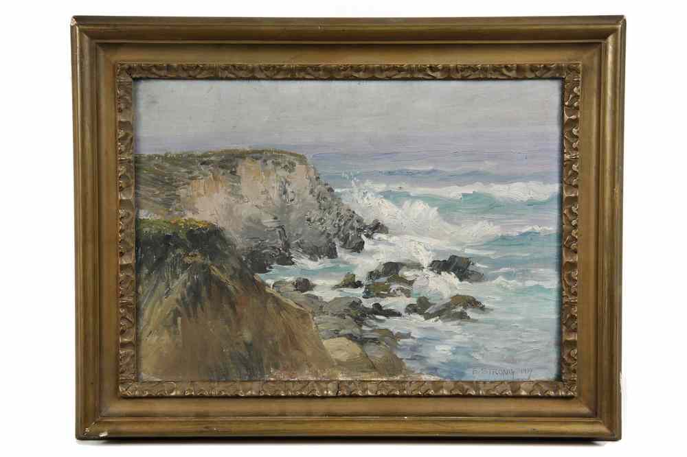 Appraisal: OOC - 'Bluffs at Carmel' by Elizabeth Strong CA -