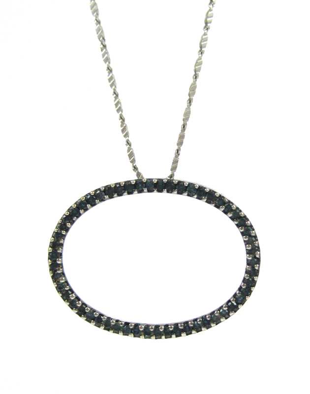 Appraisal: FANCY DIAMOND PENDANT NECKLACE suspended on a inch k white