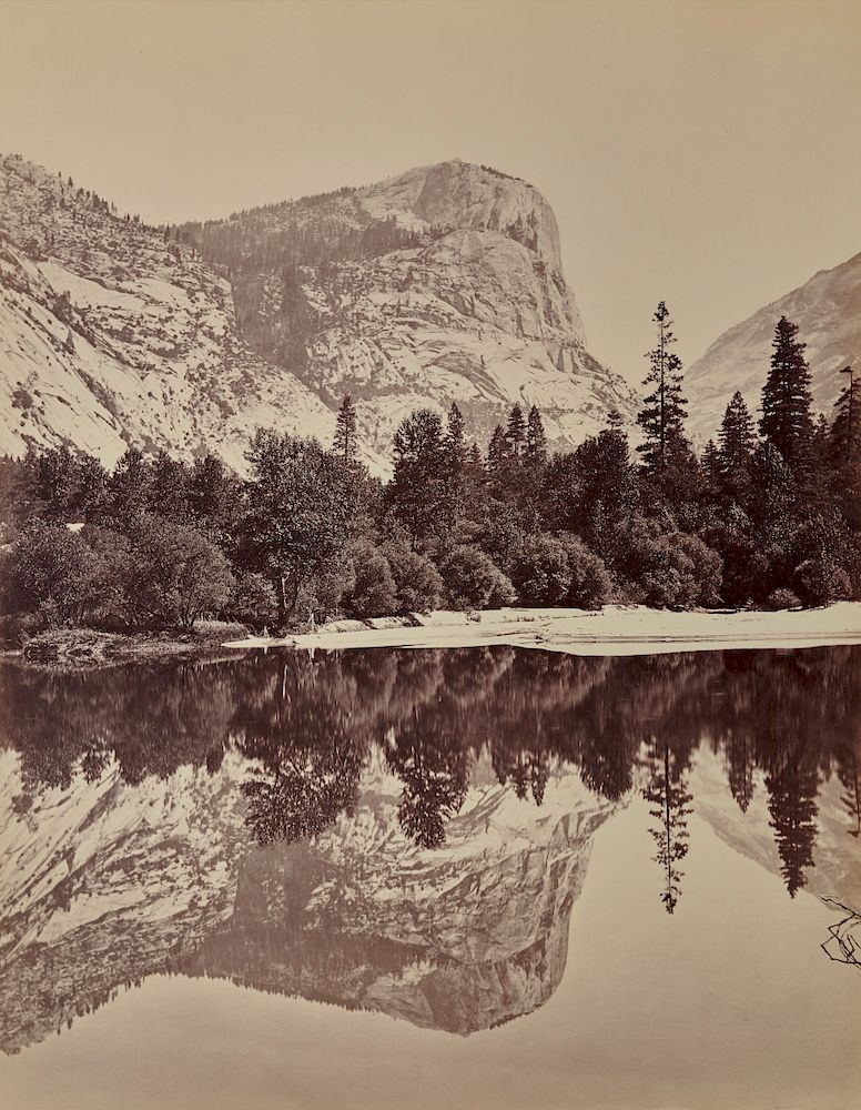 Appraisal: CARLETON WATKINS American - Mount Watkins Fully Reflected in Mirror