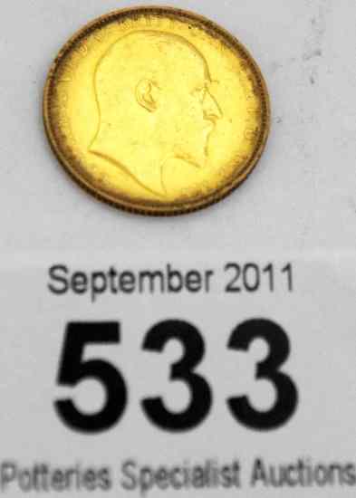 Appraisal: Gold Full Sovereign dated