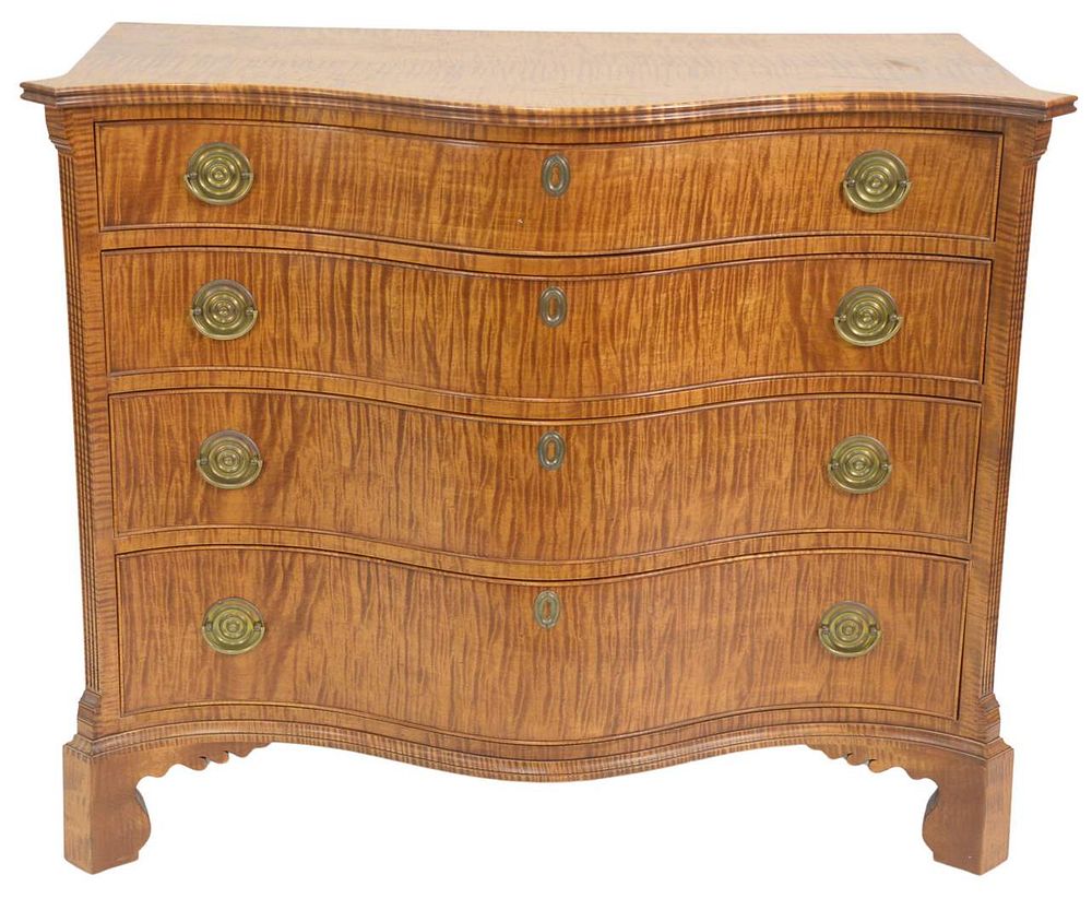 Appraisal: Two Piece Lot of Irion Furniture to include a tiger