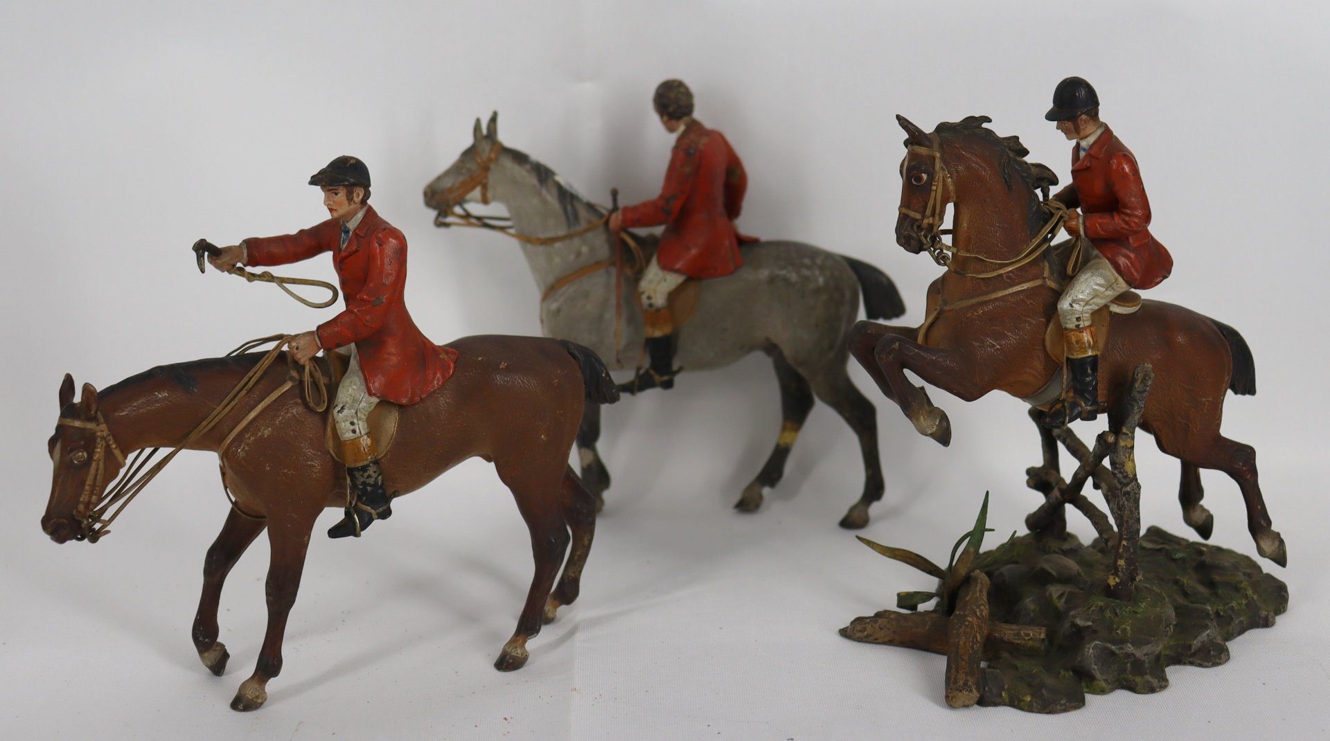 Appraisal: Austrian Cold Painted Horses Inc Bergman From a Stamford CT