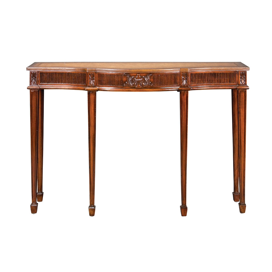 Appraisal: George III Style Mahogany Console Height inches width inches depth