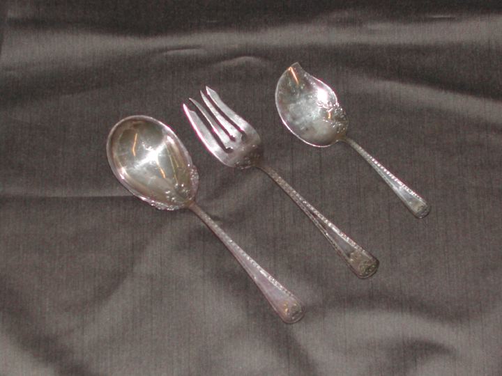 Appraisal: Group of Three Sterling Silver Serving Pieces consisting of a