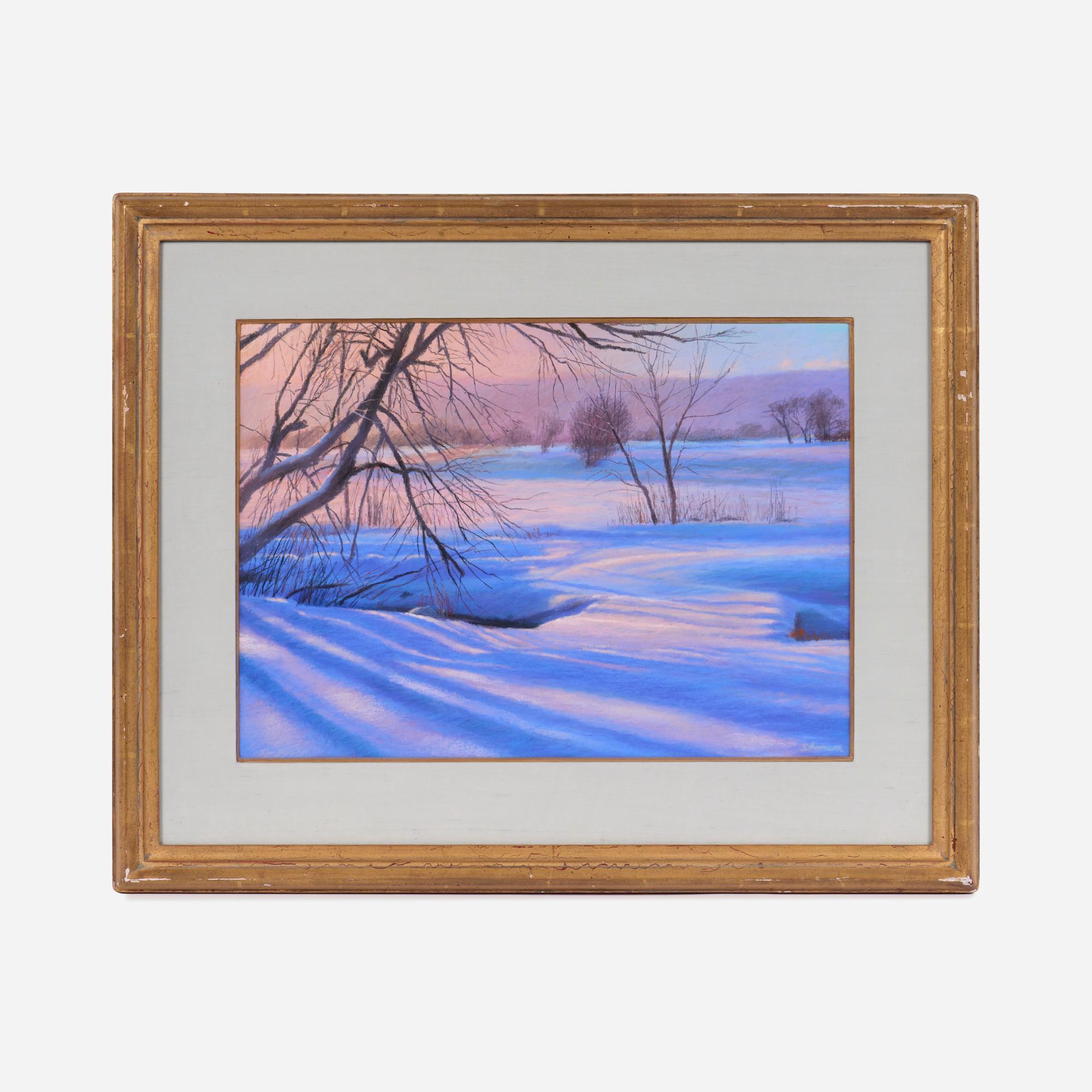 Appraisal: RICK STONER THE SNOW BRIDGE PASTEL Rick Stoner Colorado Kansas