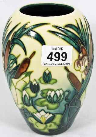 Appraisal: Moorcroft Vase decorated with Bullrushes and dated height cm Seconds