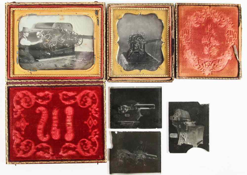 Appraisal: EARLY PHOTOS OF AMERICAN INDUSTRY - Daguerreotypes ca of Charles