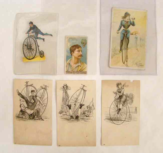 Appraisal: High Wheel Ephemera lot - pieces - Thomas Stevens Tobacco