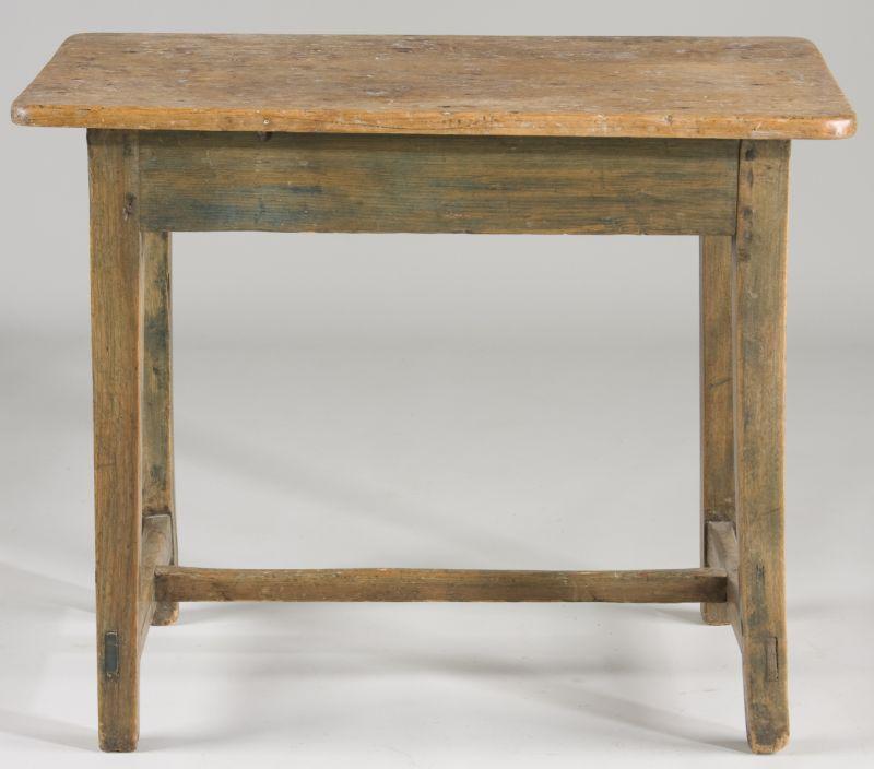 Appraisal: Canadian Painted Side Table th c pine and mixed woods