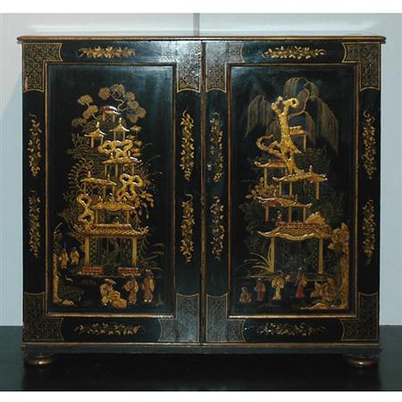 Appraisal: Victorian Japanned Cabinet Estimate -