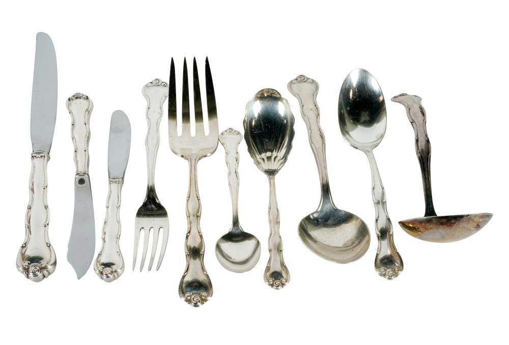 Appraisal: GORHAM RONDO STERLING FLATWARE SERVICEProvidence Rhode Island comprising dinner forks